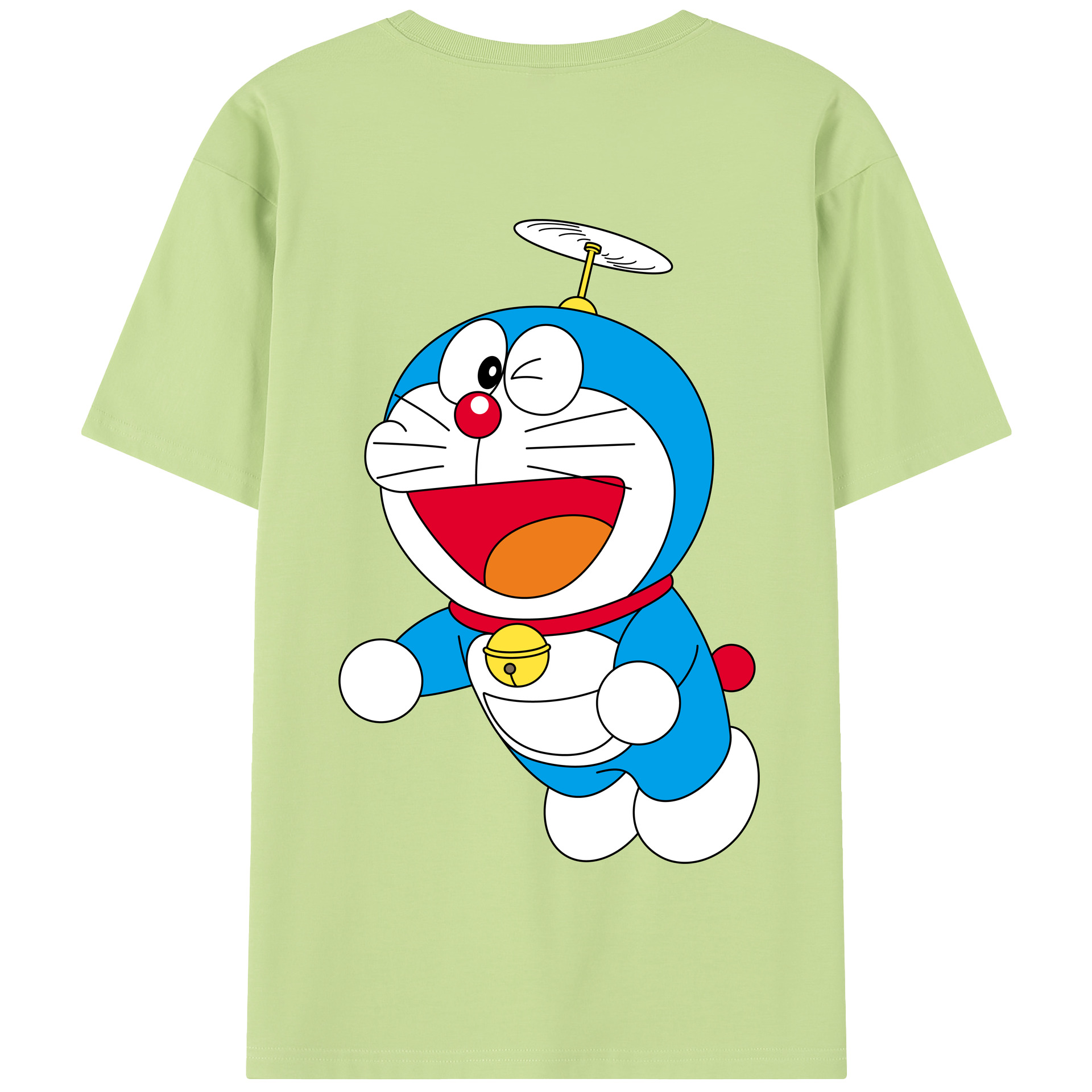 （画像用） ドラえもん Doraemon 綿100％半袖Tシャツ（背面プリント）